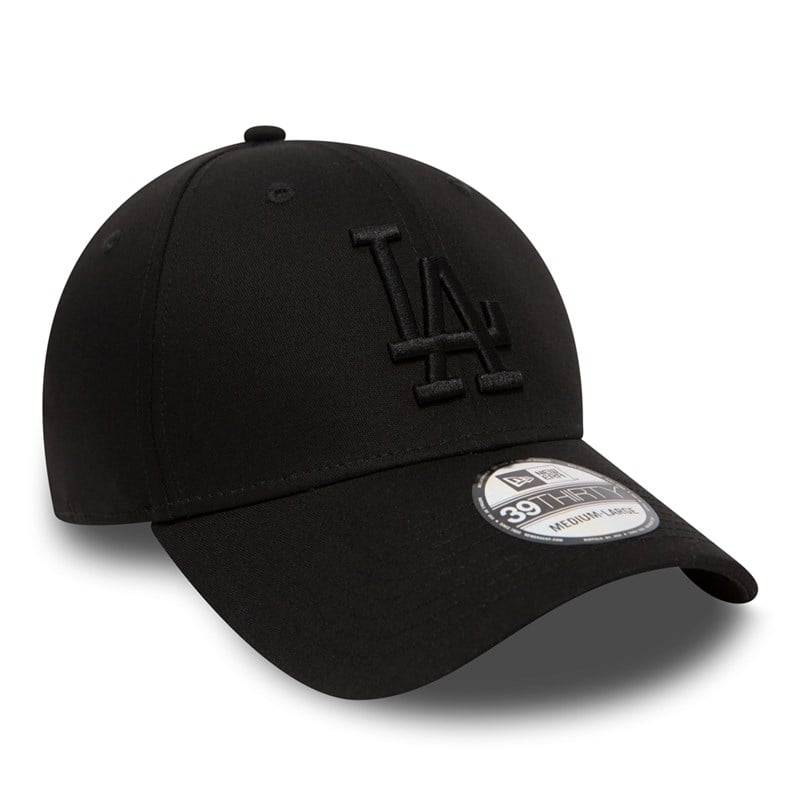 Black New Era La Dodgers Essential Cap 39thirty | EVAP09358