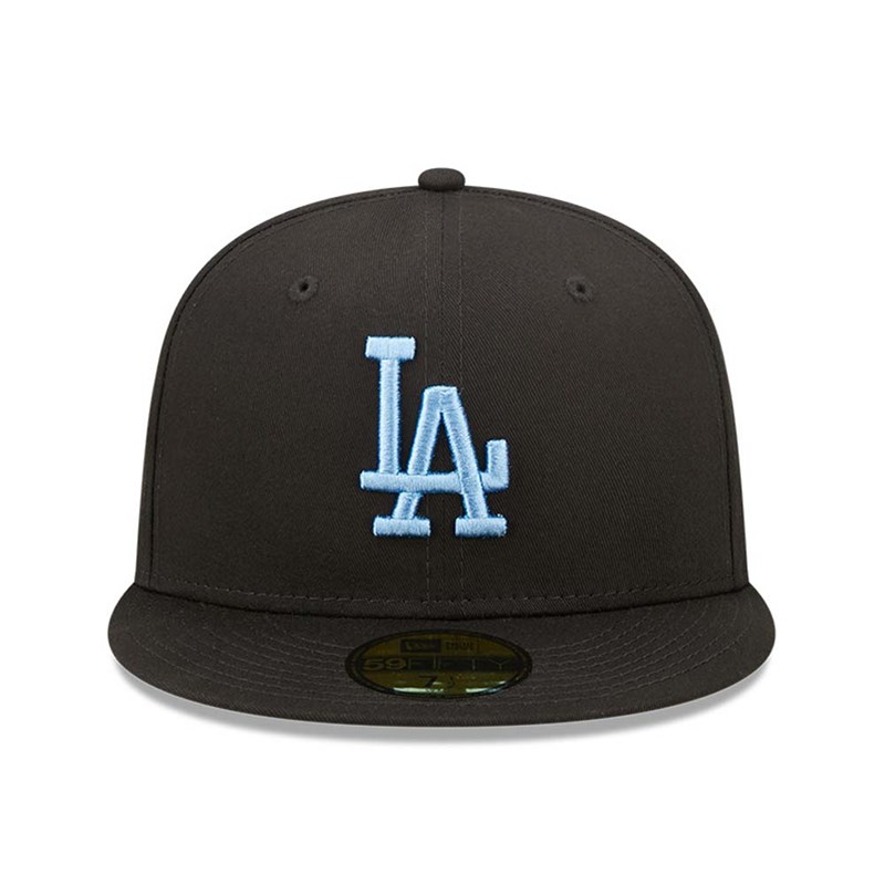 Black New Era La Dodgers League Essential Fitted Cap 59fifty | HBIQ69821