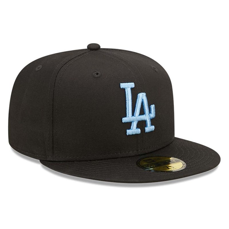 Black New Era La Dodgers League Essential Fitted Cap 59fifty | HBIQ69821