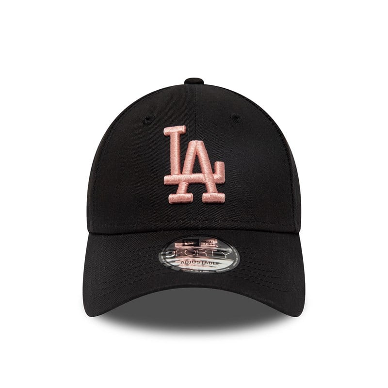 Black New Era La Dodgers League Essential Adjustable Cap 9forty | QJWT21843