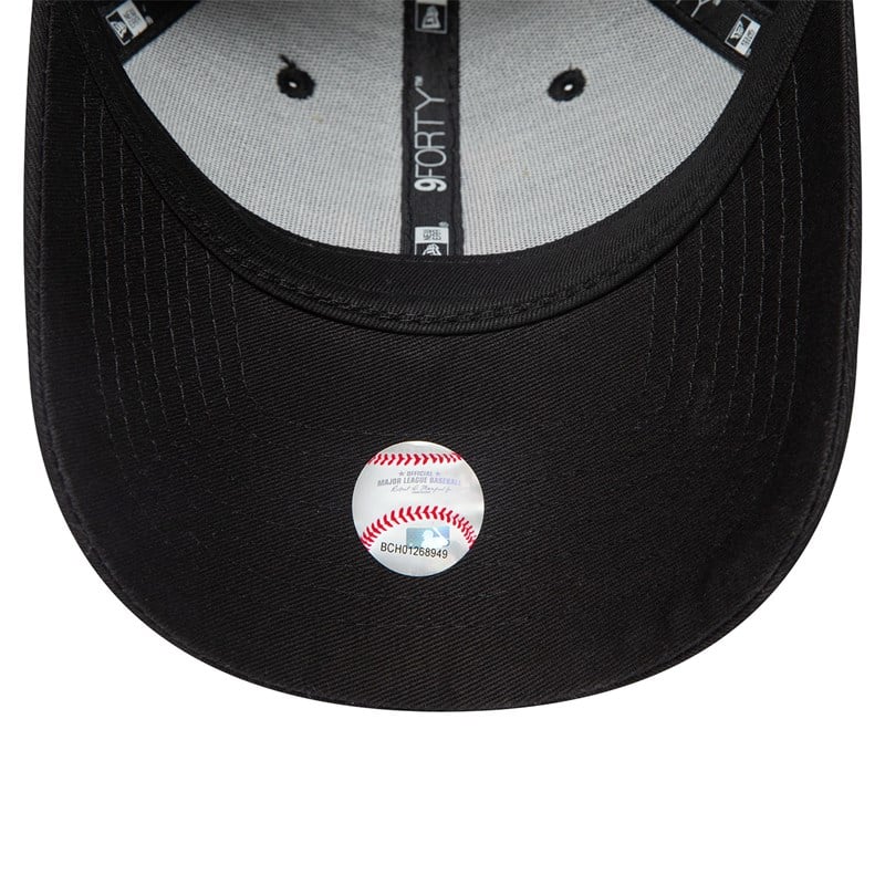 Black New Era La Dodgers League Essential Adjustable Cap 9forty | QJWT21843