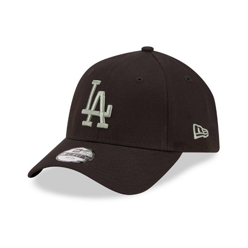 Black New Era La Dodgers League Essential Kids Adjustable Cap 9forty | XTAM27856