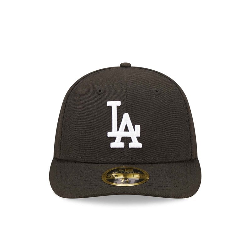 Black New Era La Dodgers Low Profile Cap 59fifty | JNMS59704