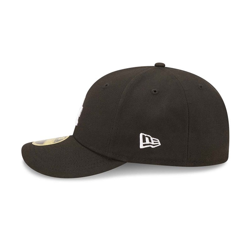 Black New Era La Dodgers Low Profile Cap 59fifty | JNMS59704