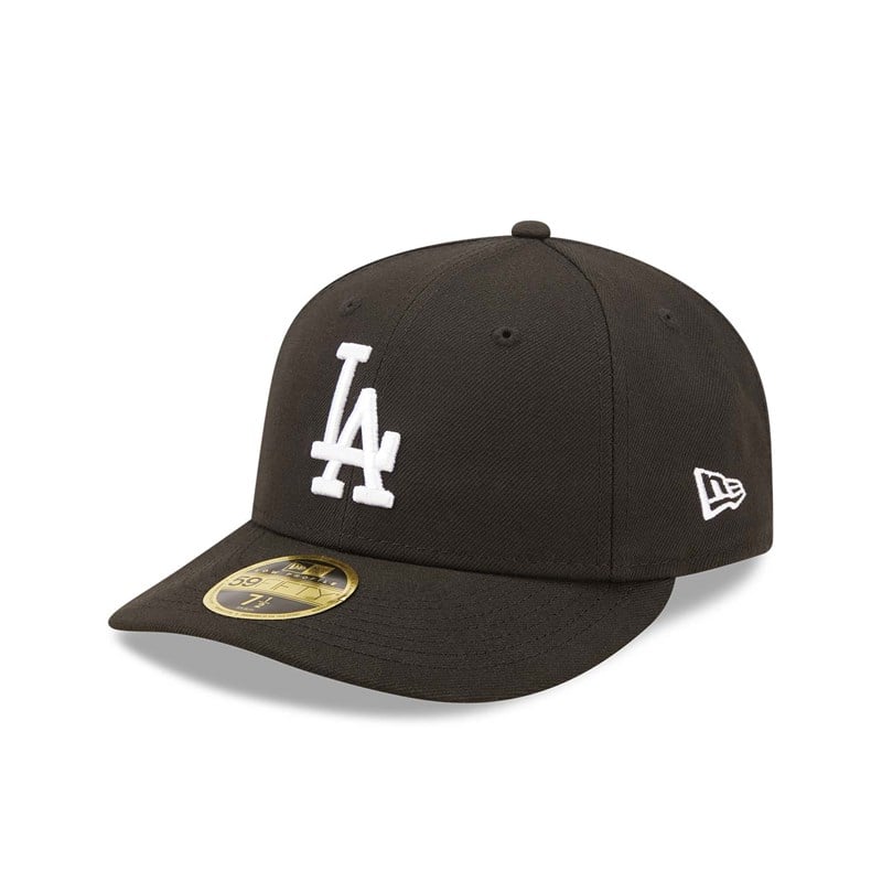 Black New Era La Dodgers Low Profile Cap 59fifty | JNMS59704