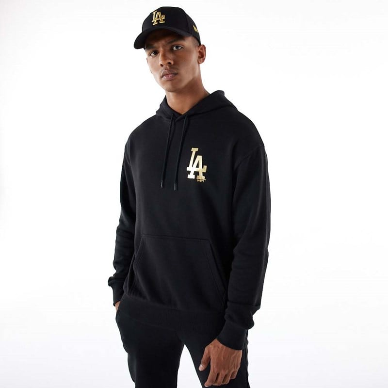 Black New Era La Dodgers MLB Hoodie | EHGR65019