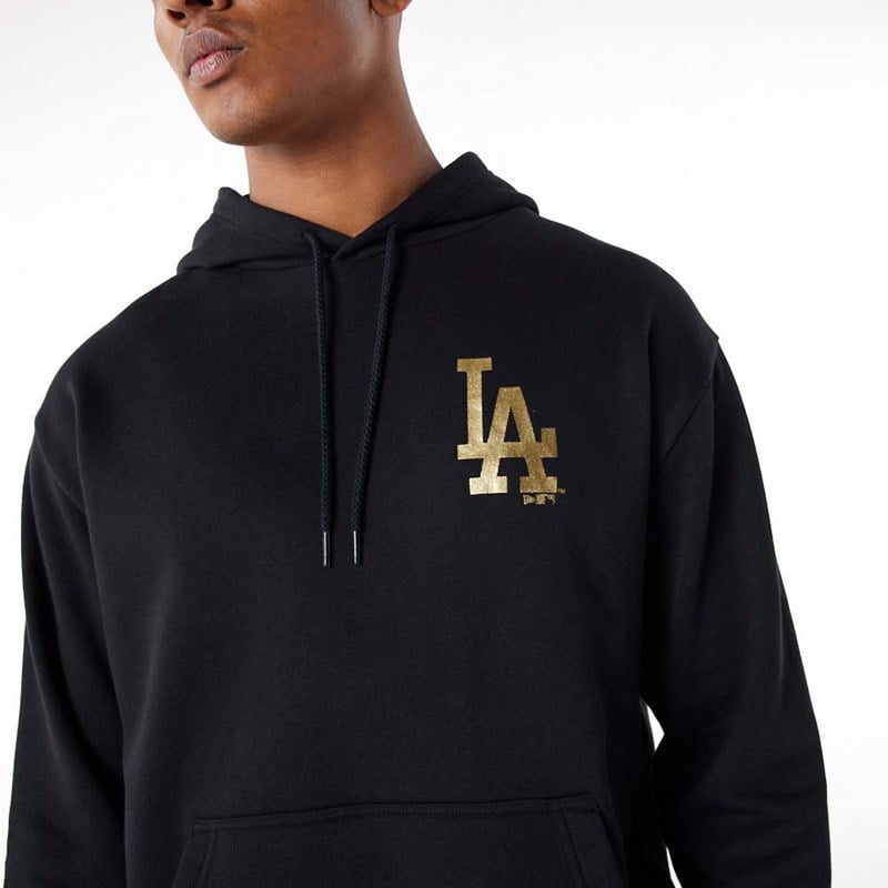 Black New Era La Dodgers MLB Hoodie | EHGR65019