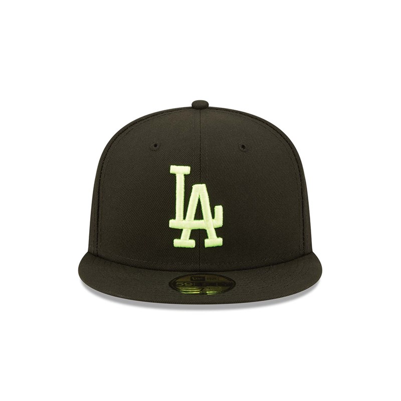 Black New Era La Dodgers Summer Pop Fitted Cap 59fifty | EVZB90784