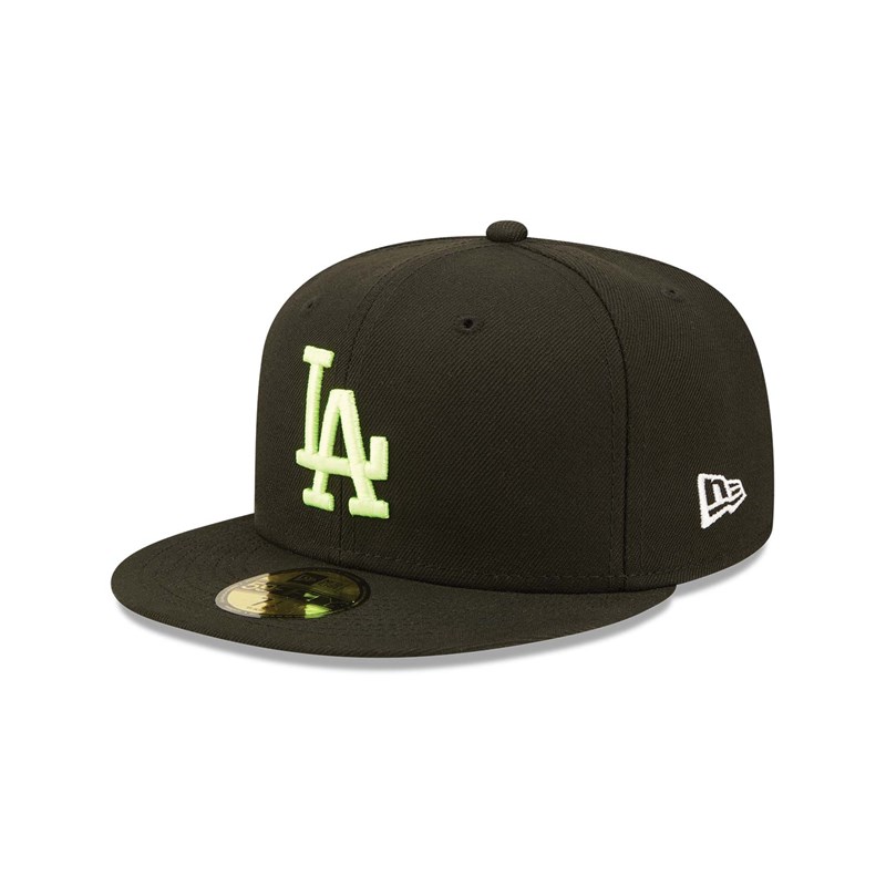 Black New Era La Dodgers Summer Pop Fitted Cap 59fifty | EVZB90784