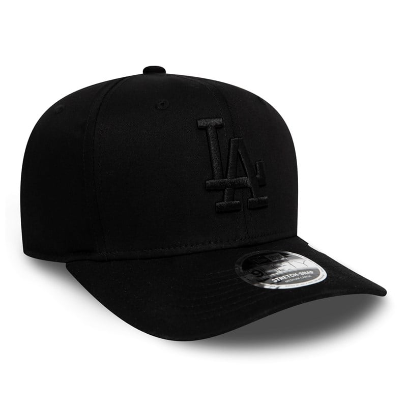 Black New Era La Dodgers Tonal Stretch Snap Cap 9fifty | DIYB21675