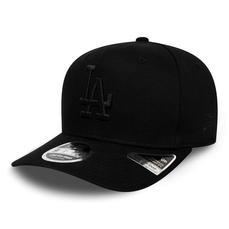 Black New Era La Dodgers Tonal Stretch Snap Cap 9fifty | DIYB21675