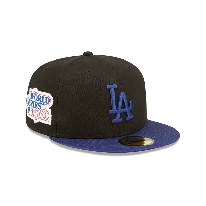 Black New Era La Dodgers World Series Fitted Cap 59fifty | UAOF47152