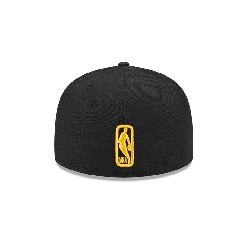 Black New Era La Lakers NBA Elements Fitted Cap 59fifty | ISWJ31579