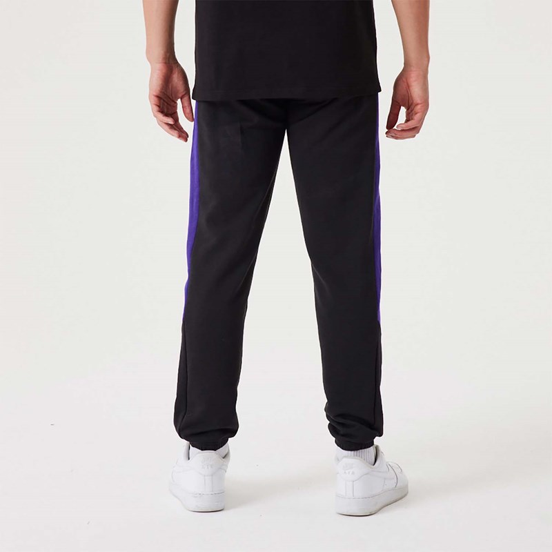 Black New Era La Lakers NBA Script Joggers | PSXA39608