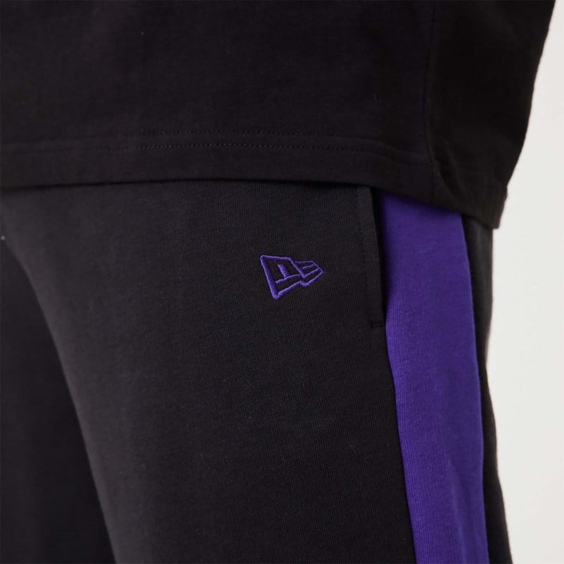 Black New Era La Lakers NBA Script Joggers | PSXA39608