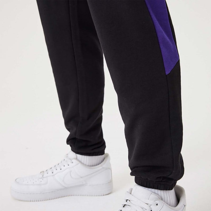 Black New Era La Lakers NBA Script Joggers | PSXA39608