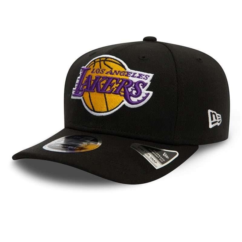 Black New Era La Lakers Stretch Snap Cap 9fifty | PSGU67210