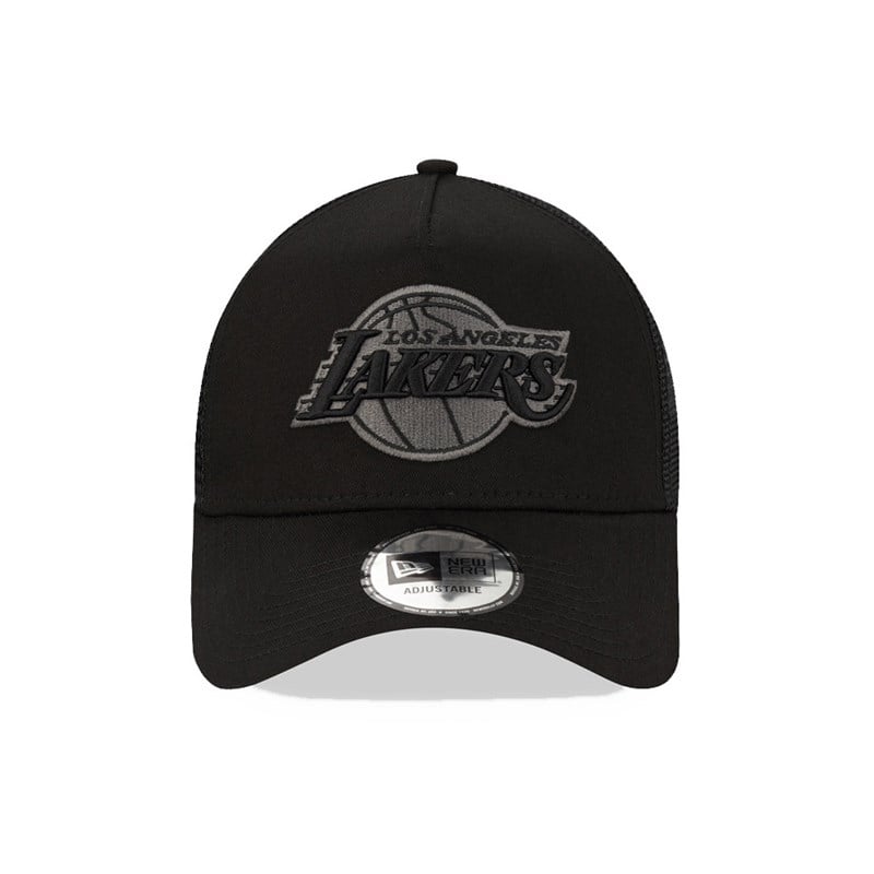 Black New Era La Lakers Tonal Cap Aframe | BTDU29174