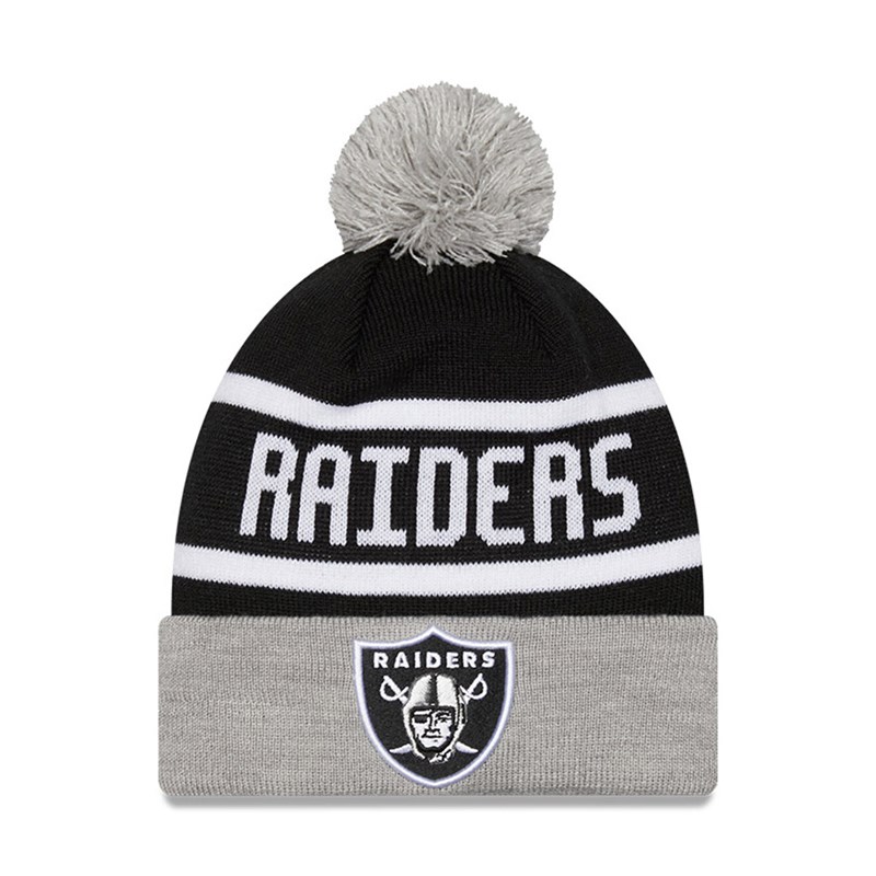 Black New Era Las Vegas Raiders Beanie Hat Knit | SAKH84102