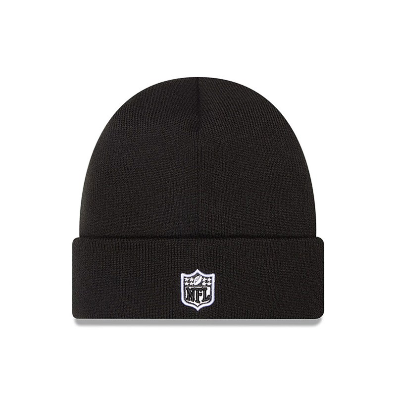 Black New Era Las Vegas Raiders Blackletter Knit | CPGR82631