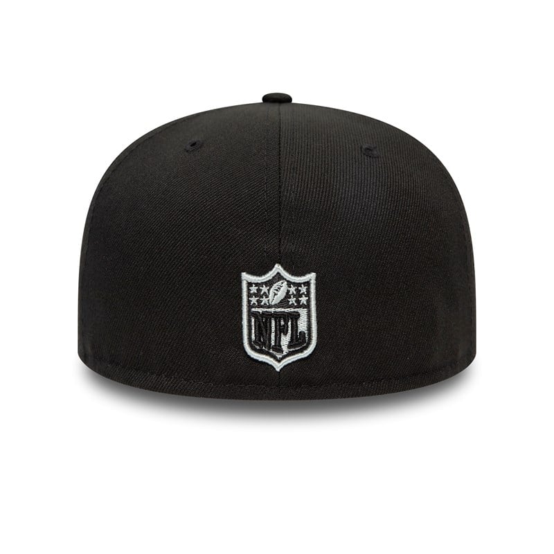 Black New Era Las Vegas Raiders Groovy Fitted Cap 59fifty | VYEH52849