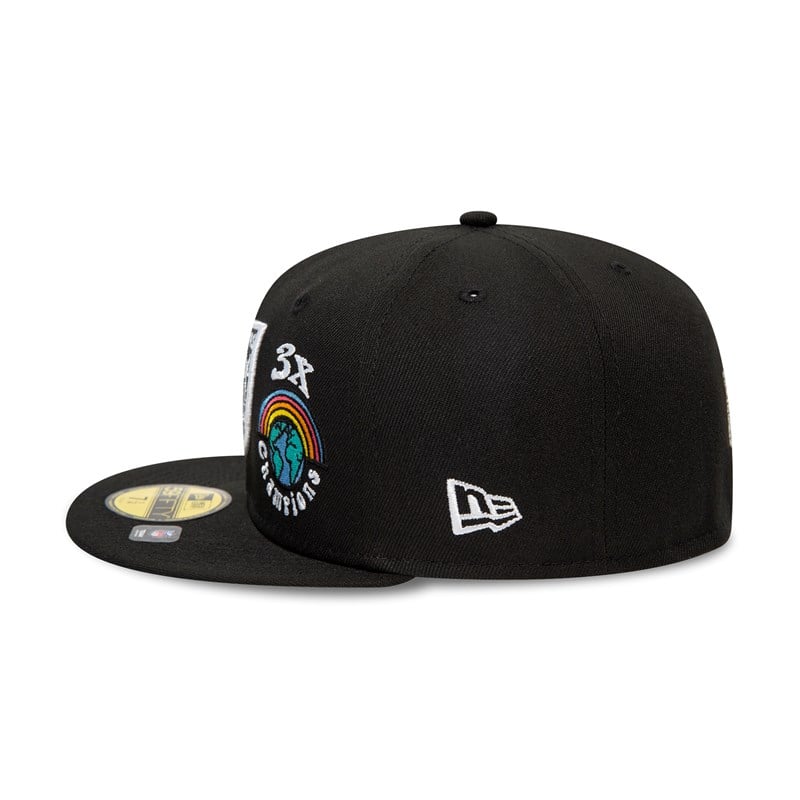 Black New Era Las Vegas Raiders Groovy Fitted Cap 59fifty | VYEH52849