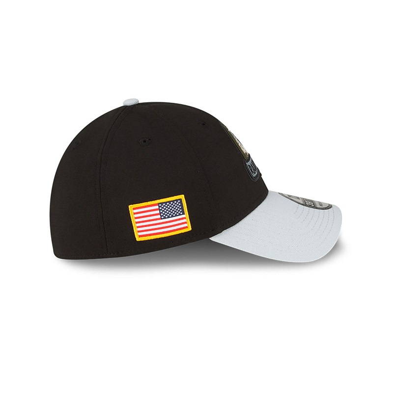 Black New Era Las Vegas Raiders NFL Salute To Service Stretch Fit Cap 39thirty | PCXZ96158