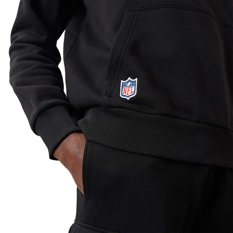 Black New Era Las Vegas Raiders NFL Script Hoodie | TZLH19764