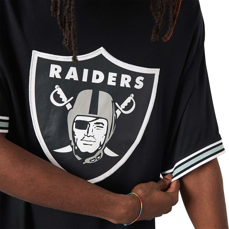 Black New Era Las Vegas Raiders NFL Team Logo T-Shirt | QLNH15807