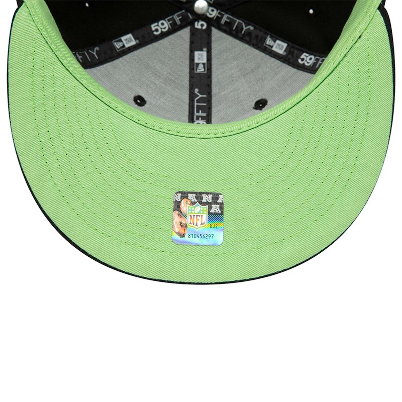 Black New Era Las Vegas Raiders Pop Fitted Cap 59fifty | MELO02418