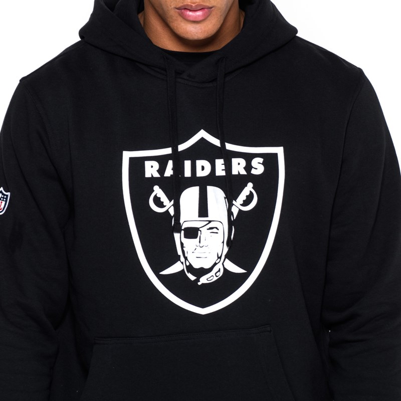 Black New Era Las Vegas Raiders Pullover Team Logo Hoodie | WCKQ15923