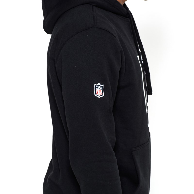 Black New Era Las Vegas Raiders Pullover Team Logo Hoodie | WCKQ15923