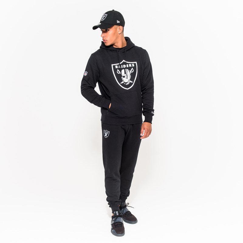 Black New Era Las Vegas Raiders Pullover Team Logo Hoodie | WCKQ15923