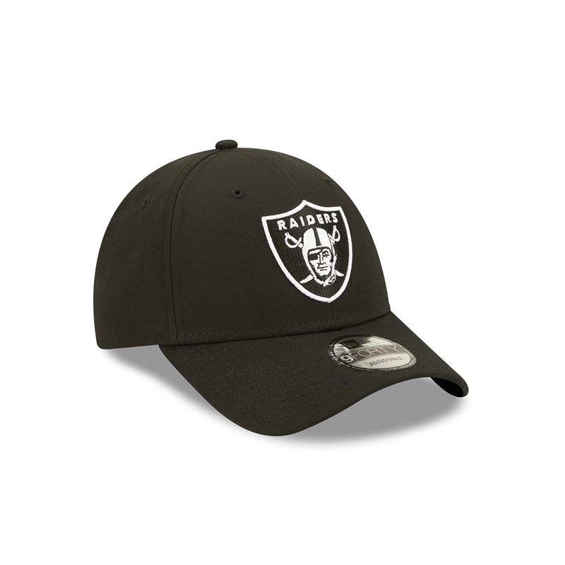 Black New Era Las Vegas Raiders Repreve Neon Adjustable Cap 9forty | UQVM10764