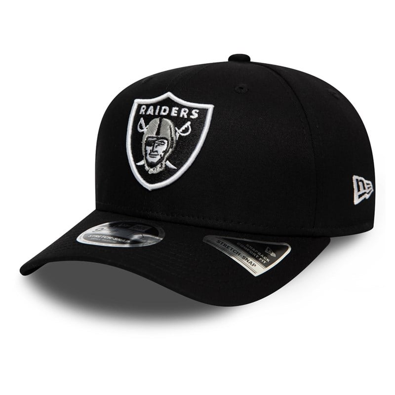 Black New Era Las Vegas Raiders Stretch Snap Cap 9fifty | YBQR67319