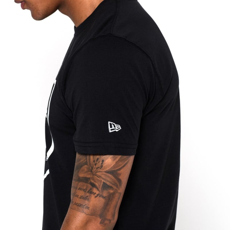 Black New Era Las Vegas Raiders Team Logo T-Shirt | RYMV91478