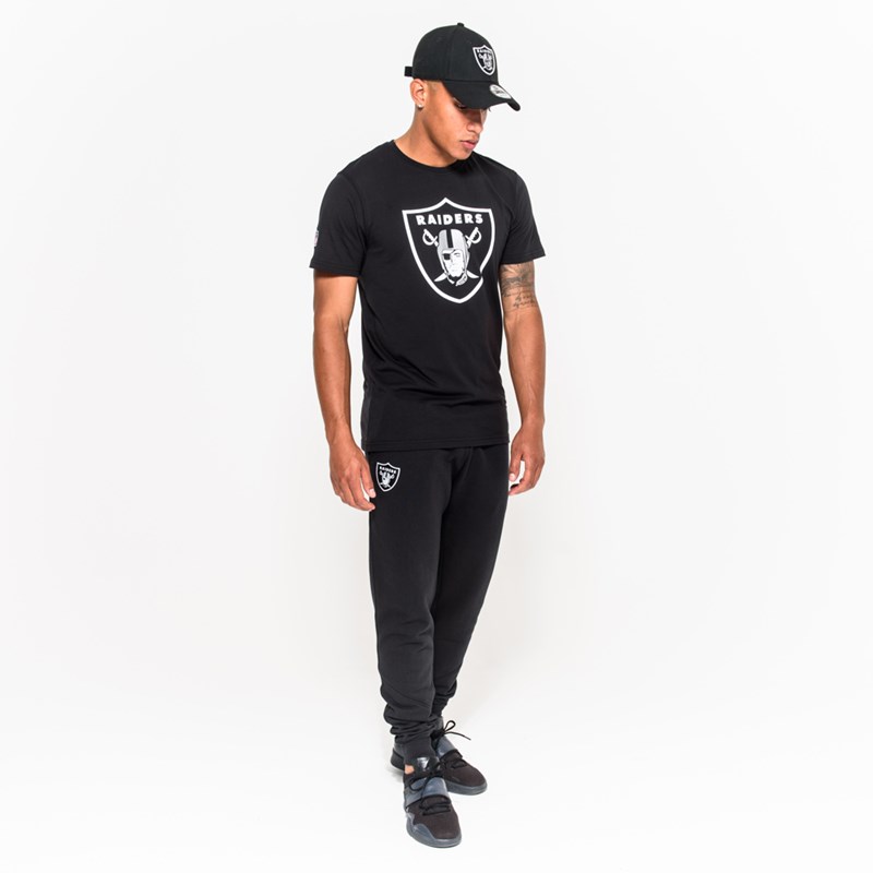 Black New Era Las Vegas Raiders Team Logo T-Shirt | RYMV91478