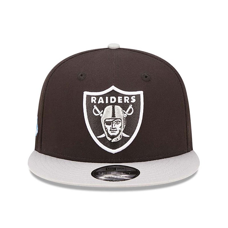 Black New Era Las Vegas Raiders Team Patch Cap 9fifty | CFRX38405