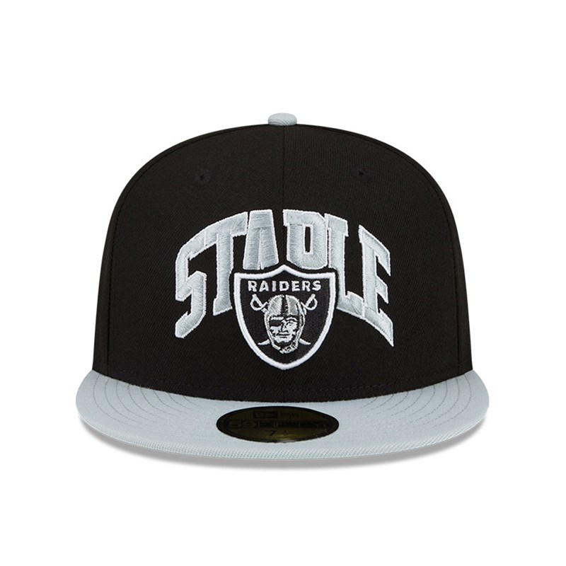 Black New Era Las Vegas Raiders X Staple Fitted Cap 59fifty | KTVQ17425