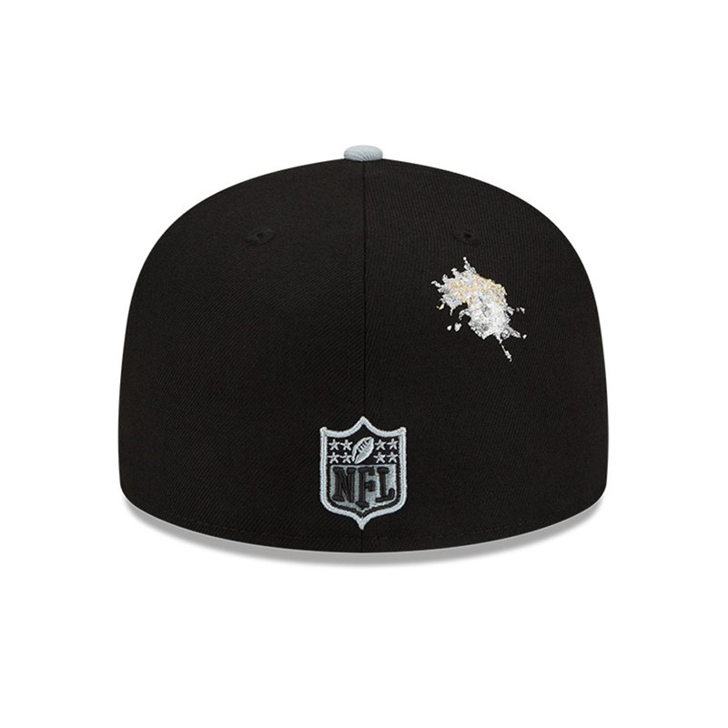 Black New Era Las Vegas Raiders X Staple Fitted Cap 59fifty | KTVQ17425