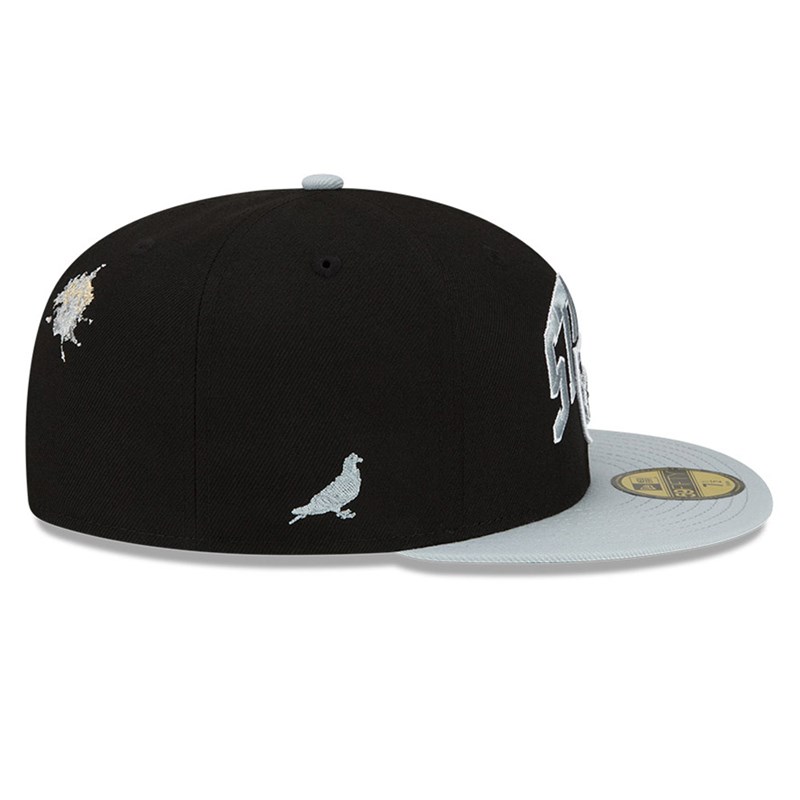 Black New Era Las Vegas Raiders X Staple Fitted Cap 59fifty | KTVQ17425