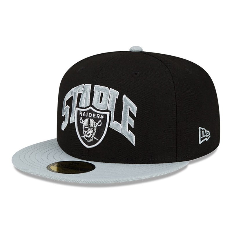 Black New Era Las Vegas Raiders X Staple Fitted Cap 59fifty | KTVQ17425