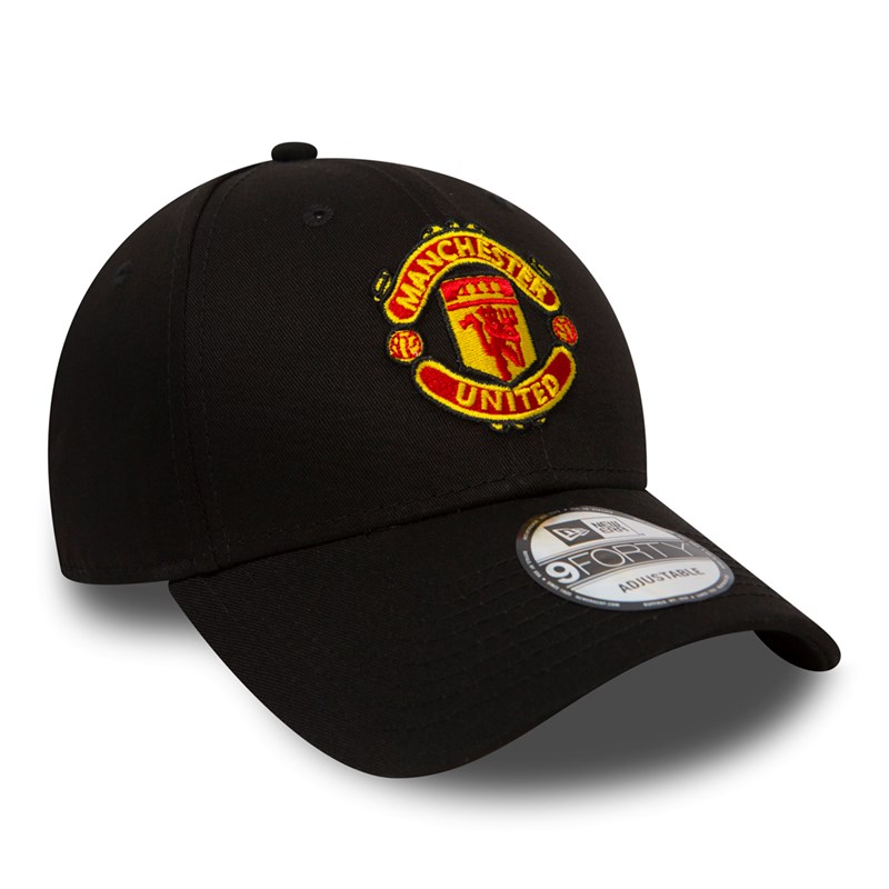 Black New Era Manchester United Essential Cap 9forty | GQLD37941