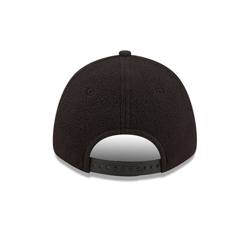 Black New Era Manchester United Fleece Stretch Snap Cap 9fifty | HTUP83176