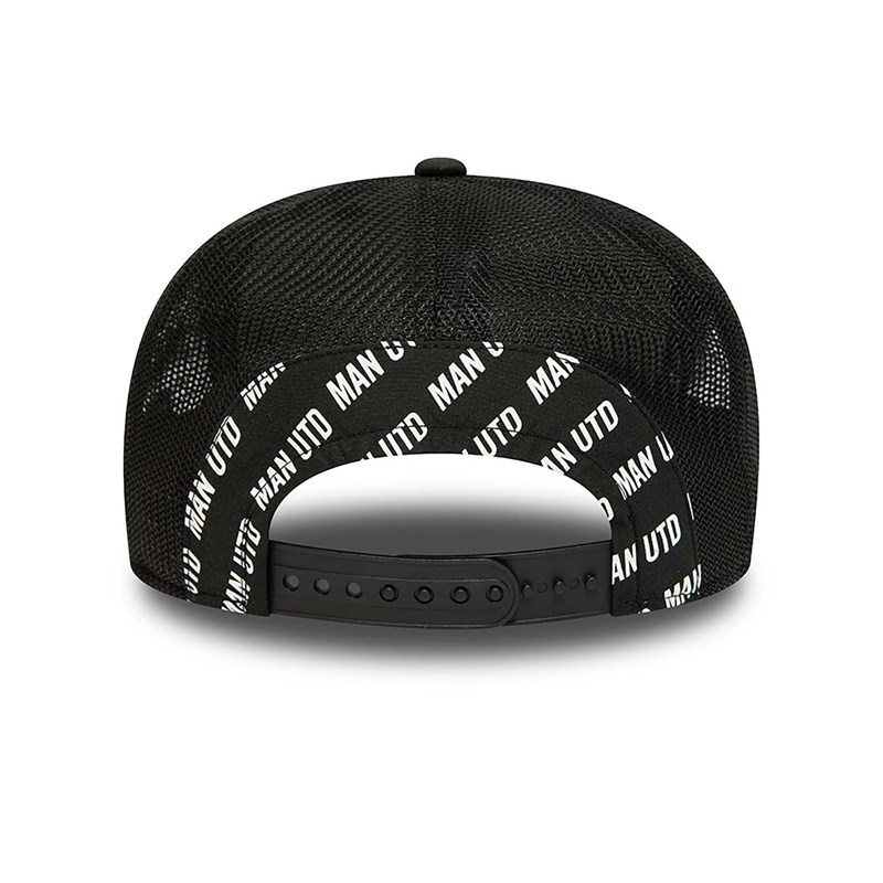 Black New Era Manchetser United Fc Tonal Stretch-snap Cap 9fifty | JBDF04723