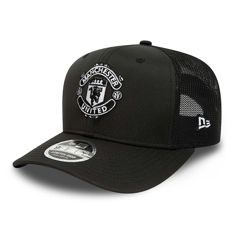 Black New Era Manchetser United Fc Tonal Stretch-snap Cap 9fifty | JBDF04723