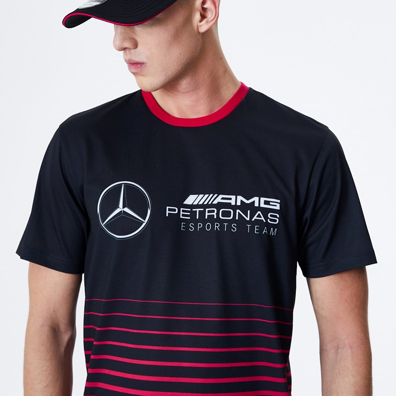 Black New Era Mercedes-amg Petronas Esports Team T-Shirt | FMRU18765