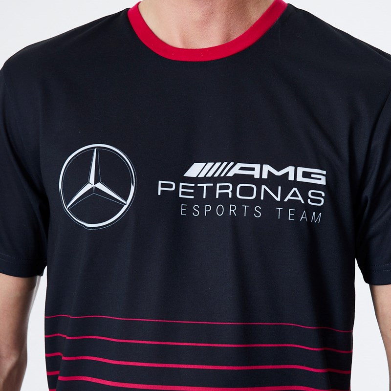 Black New Era Mercedes-amg Petronas Esports Team T-Shirt | FMRU18765