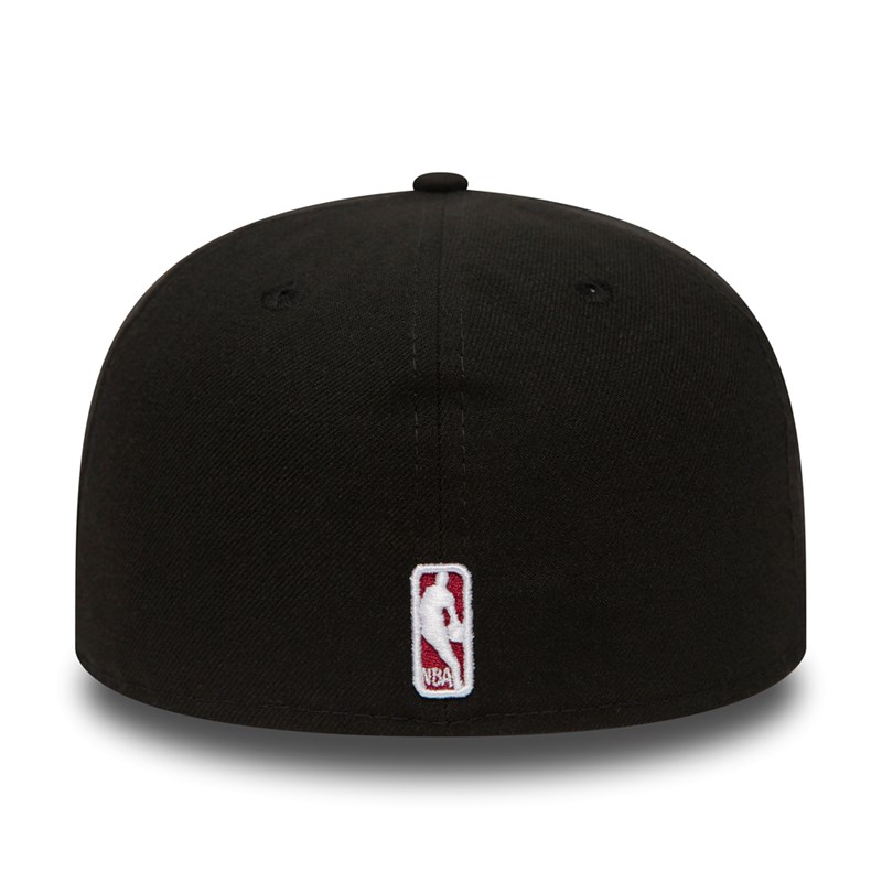 Black New Era Miami Heat Essential Cap 59fifty | NGXS57238