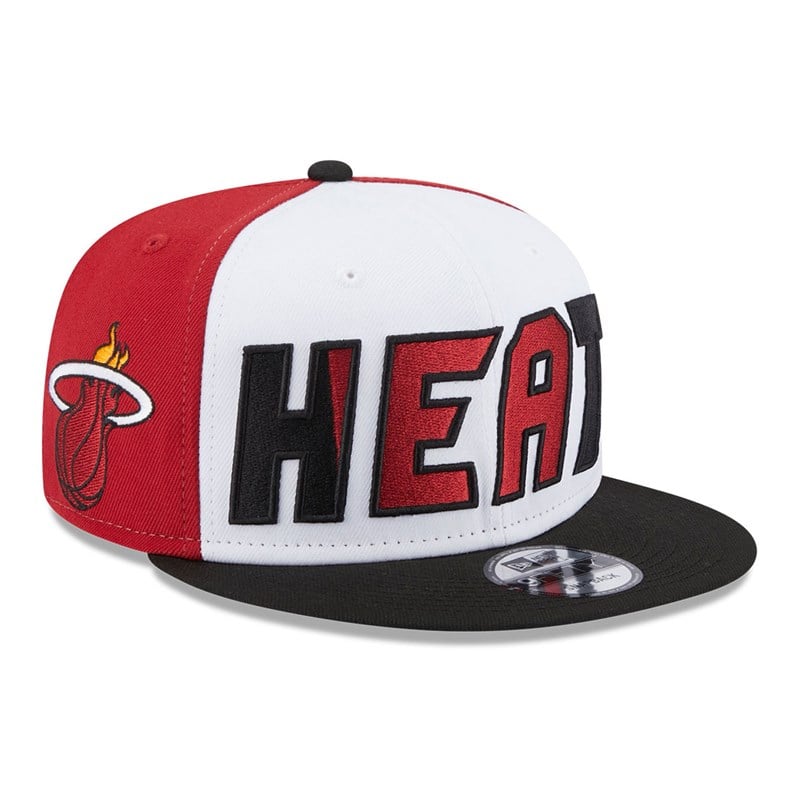 Black New Era Miami Heat NBA Back Half Cap 9fifty | MLTG64237